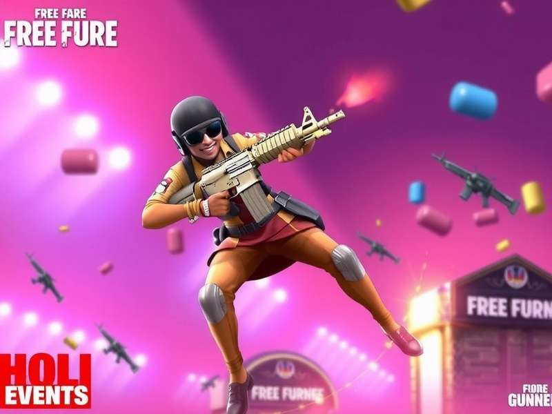 Free Fire Gunner Holi Event
